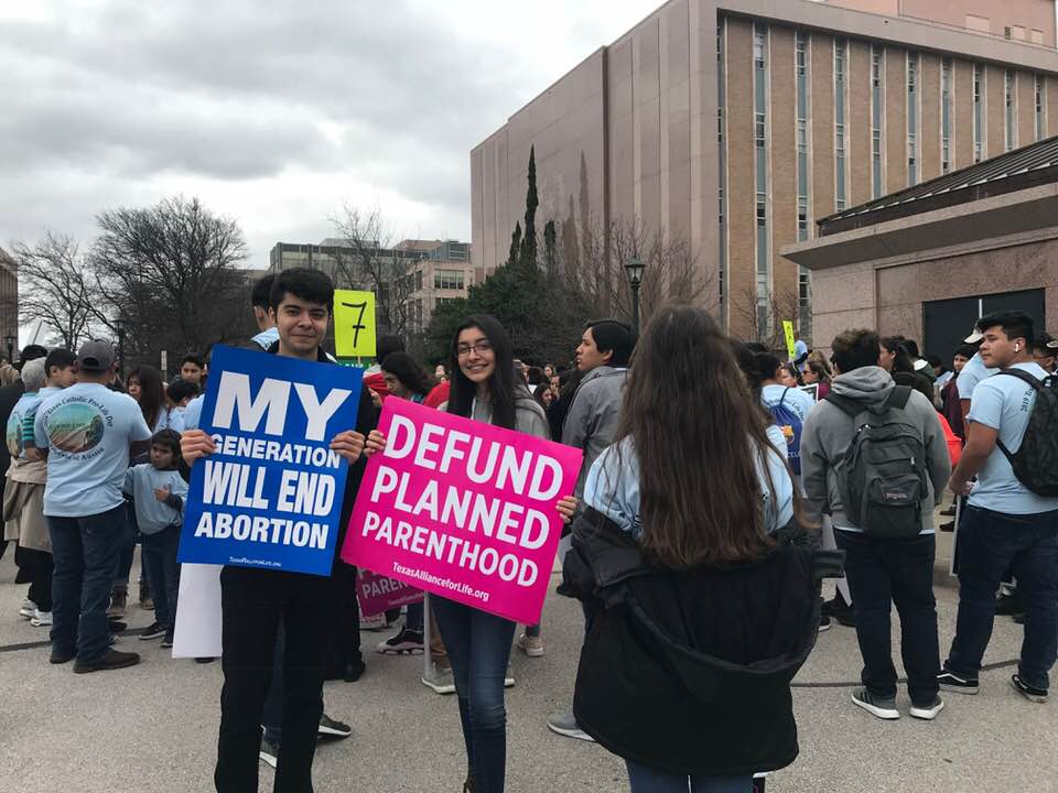 Our Kids at Heart Students Volunteering for Pro-Life